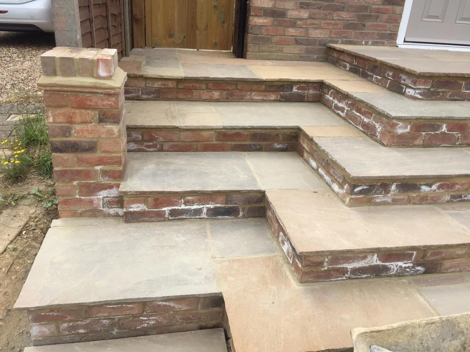 Outdoor landscaping and garden project, residential property in London